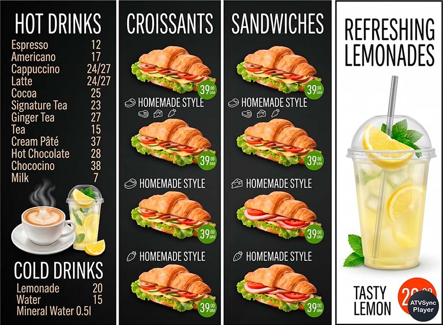Digital menu in HoReCa